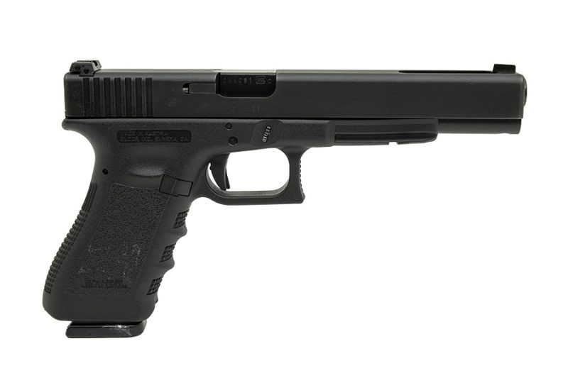 Glock 24 40S&W Gen 3 Semi Auto Pistol, 6″ Barrel, Competition Long Slide, Black, VG, Used.