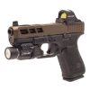 GS Custom 19 Gen 5 GS Speedrail Slide Midnight Bronze 9mm w/ Holosun 507C