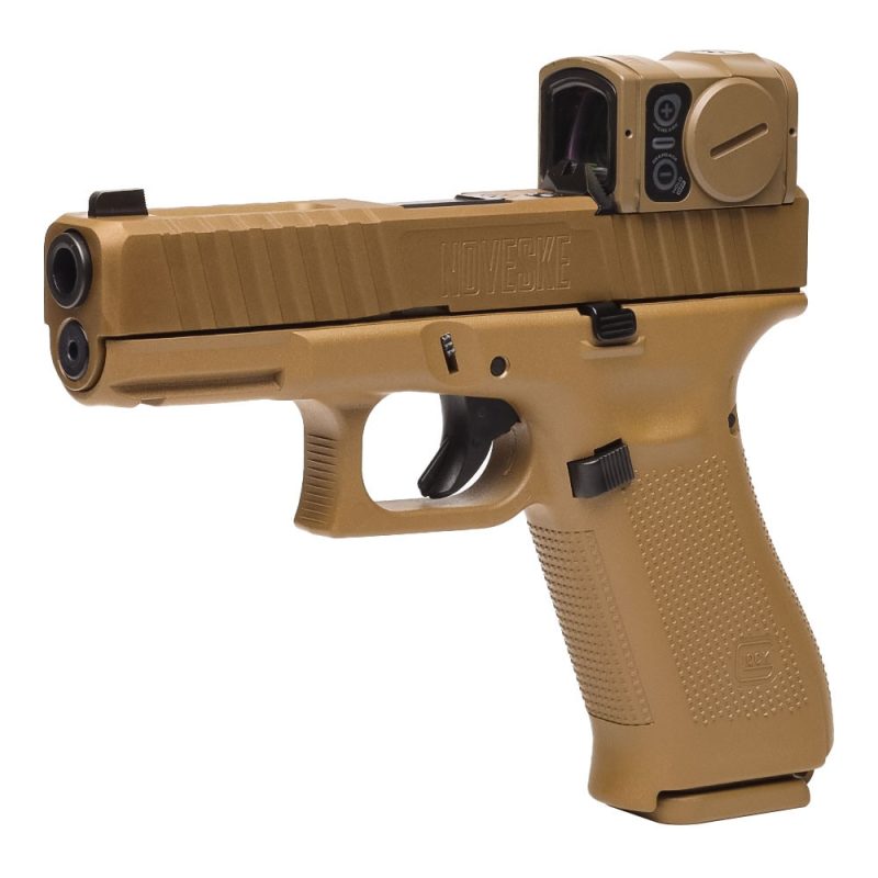 GS Glock 19X w/ PVD FDE Noveske DM Slide and Barrel Kit & FDE Aimpoint ACRO P-2