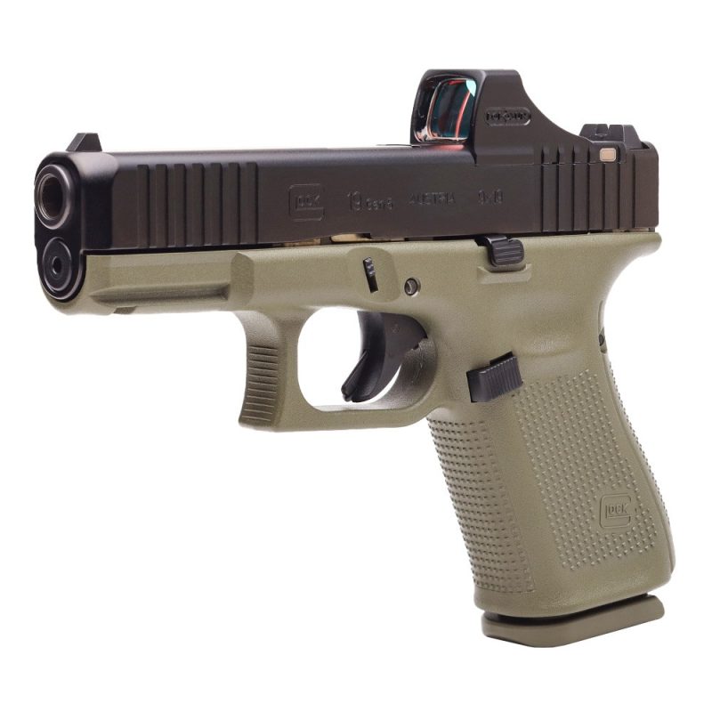GS Optiquipped SCS Glock 19 Gen5 MOS Battlefield Green 9MM - 17 Rounds