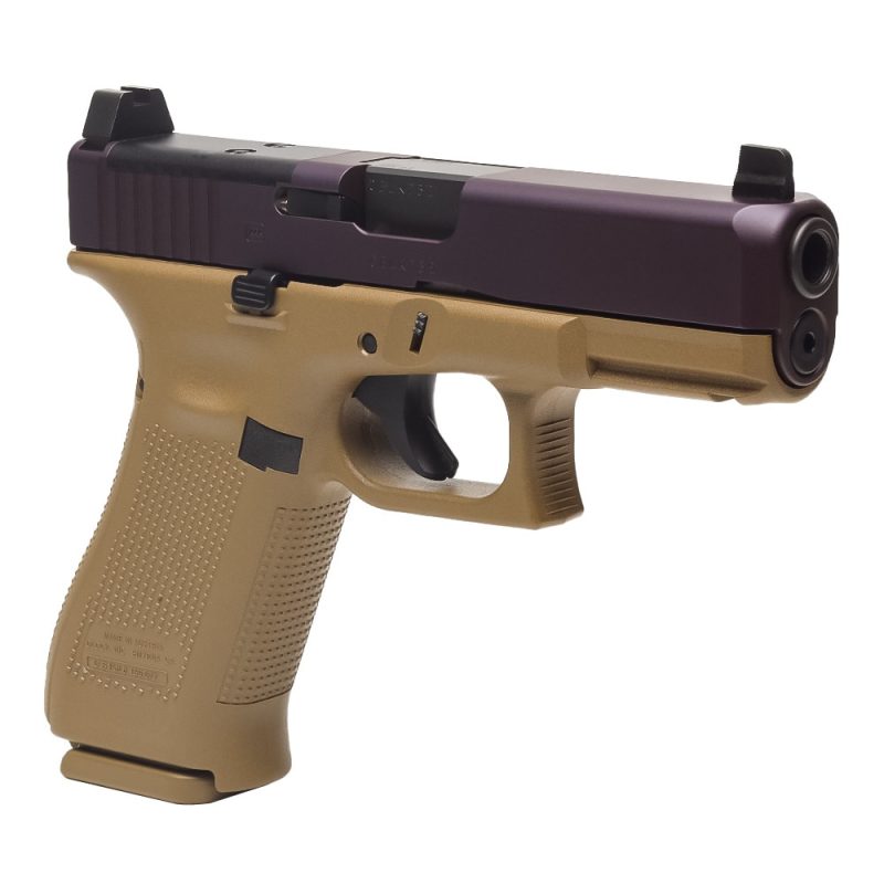 Glock 19X MOS w/ Plum PVD Refinished Slide (PB&J Edition) - 19 Rounds