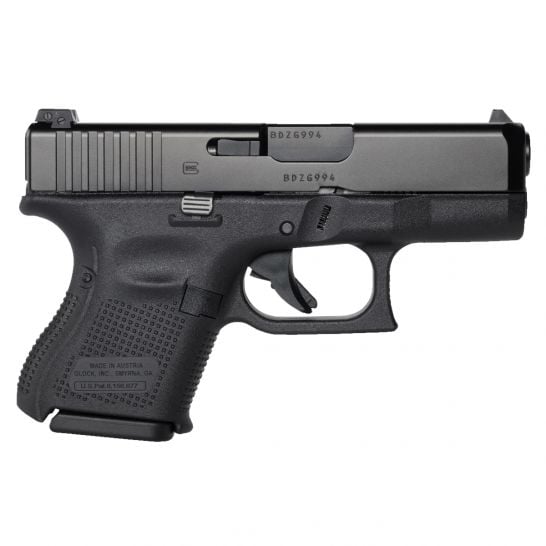 Glock 26 Gen 5 9mm Pistol, Black with Glock Night Sights - PA2650701